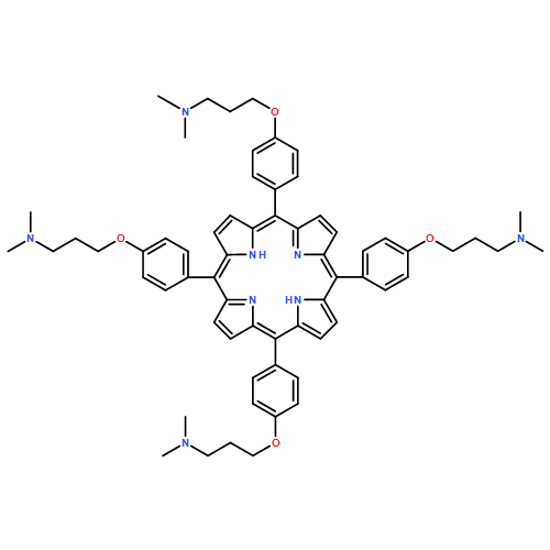 1-Propanamine, 3,3',3'',3'''-[21H,23H-porphine-5,10,15,20-tetrayltetrakis(4,1-phenyleneoxy)]tetrakis[N,N-dimethyl- (9CI)