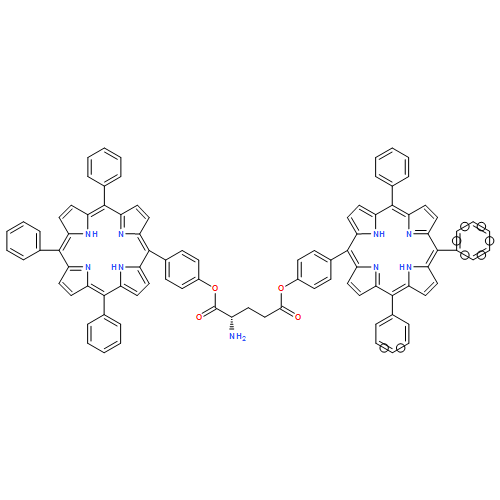 L-Glutamic acid, 1,5-bis[4-(10,15,20-triphenyl-21H,23H-porphin-5-yl)phenyl] ester