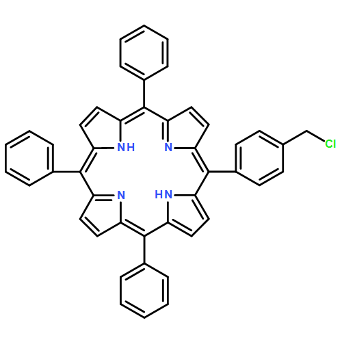 21H,23H-Porphine, 5-[4-(chloromethyl)phenyl]-10,15,20-triphenyl-