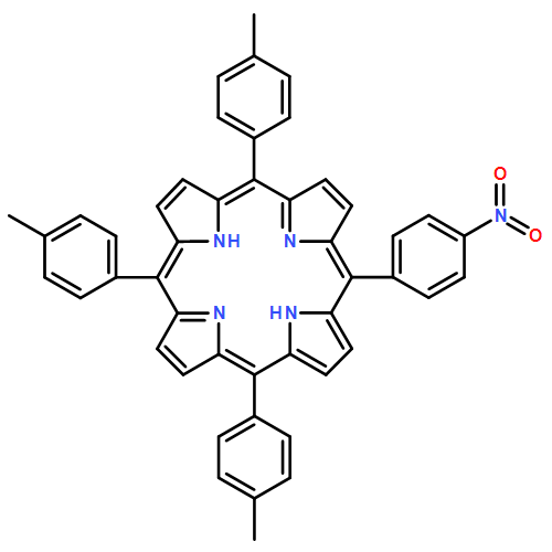 21H,23H-Porphine, 5,10,15-tris(4-methylphenyl)-20-(4-nitrophenyl)-