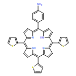 Benzenamine, 4-(10,15,20-tri-2-thienyl-21H,23H-porphin-5-yl)-