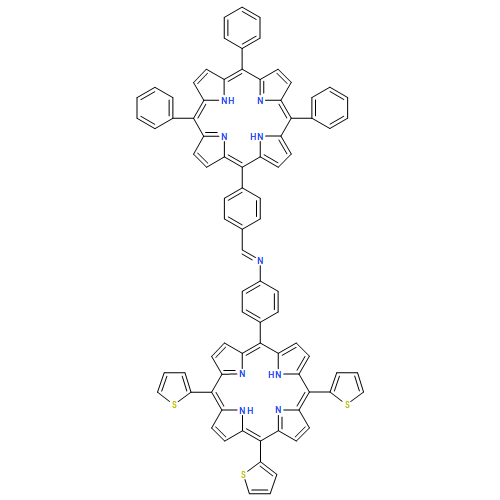 Benzenamine, N-[[4-(10,15,20-triphenyl-21H,23H-porphin-5-yl)phenyl]methylene]-4-(10,15,20-tri-2-thienyl-21H,23H-porphin-5-yl)-