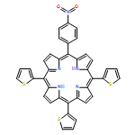 21H,23H-Porphine, 5-(4-nitrophenyl)-10,15,20-tri-2-thienyl-