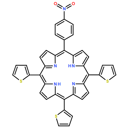 21H,23H-Porphine, 5-(4-nitrophenyl)-10,15,20-tri-2-thienyl-