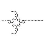 21H,23H-Porphine, 5-[4-(dodecyloxy)phenyl]-10,15,20-tris[4-(2-propyn-1-yloxy)phenyl]-