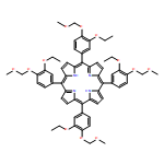 21H,23H-Porphine, 5,10,15,20-tetrakis[3-ethoxy-4-(methoxymethoxy)phenyl]-