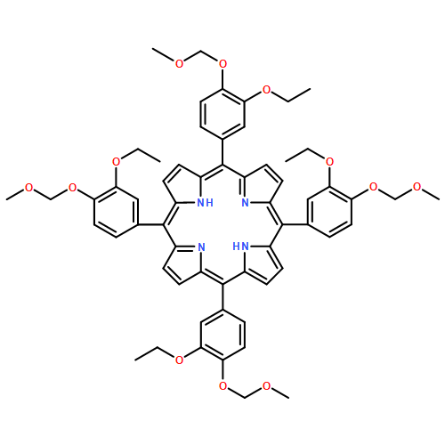 21H,23H-Porphine, 5,10,15,20-tetrakis[3-ethoxy-4-(methoxymethoxy)phenyl]-