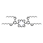 21H,23H-Porphine, 5,15-bis[3,5-bis(5-hexyl-2-thienyl)phenyl]-