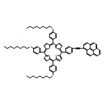 21H,23H-Porphine, 5,10,15-tris[4-(octyloxy)phenyl]-20-[4-[2-(1-pyrenyl)ethynyl]phenyl]-