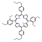 21H,23H-Porphine, 5,15-bis[4-(3-bromopropyl)phenyl]-10,20-bis(2,4-dimethoxyphenyl)-