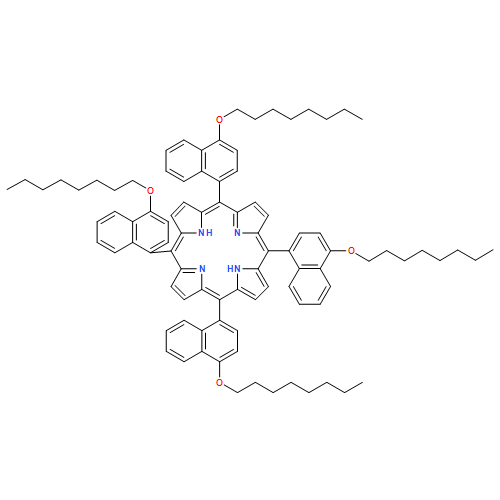 21H,23H-Porphine, 5,10,15,20-tetrakis[4-(octyloxy)-1-naphthalenyl]-