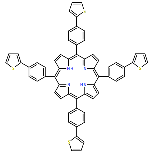 21H,23H-Porphine, 5,10,15,20-tetrakis(4-thienylphenyl)-