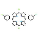 21H,23H-Porphine, 5,15-dichloro-10,20-bis(4-chlorophenyl)-