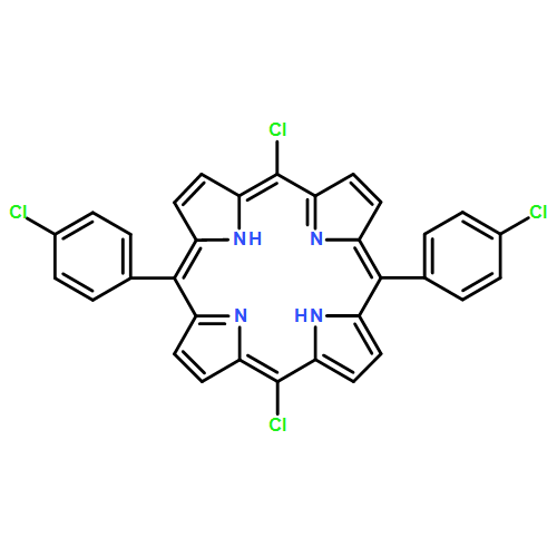 21H,23H-Porphine, 5,15-dichloro-10,20-bis(4-chlorophenyl)-