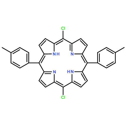 21H,23H-Porphine, 5,15-dichloro-10,20-bis(4-methylphenyl)-