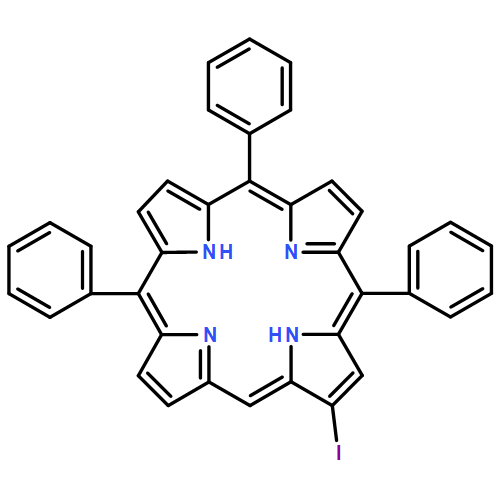 21H,23H-Porphine, 2-iodo-5,10,15-triphenyl-