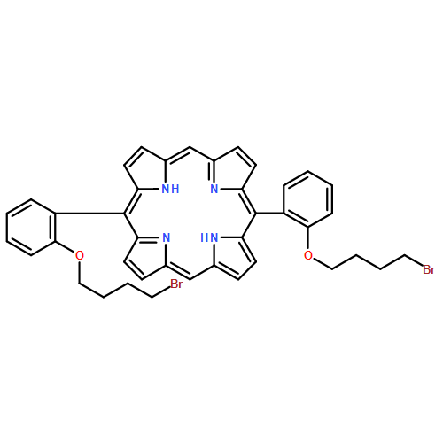 21H,23H-Porphine, 5,15-bis[2-(4-bromobutoxy)phenyl]-