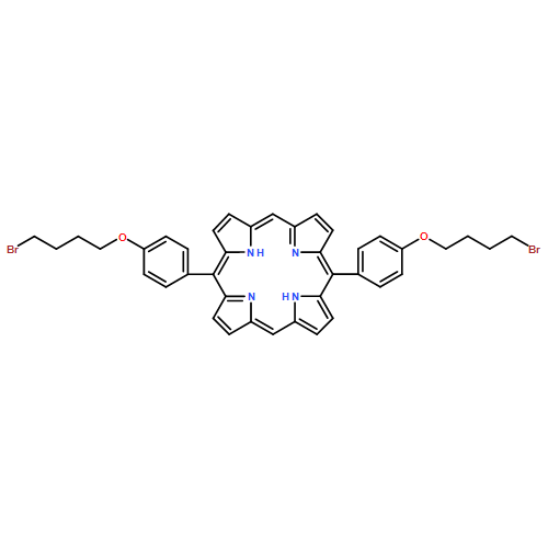 21H,23H-Porphine, 5,15-bis[4-(4-bromobutoxy)phenyl]-