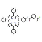 Benzoyl chloride, 3-[[[4-(10,15,20-triphenyl-21H,23H-porphin-5-yl)phenyl]amino]carbonyl]-