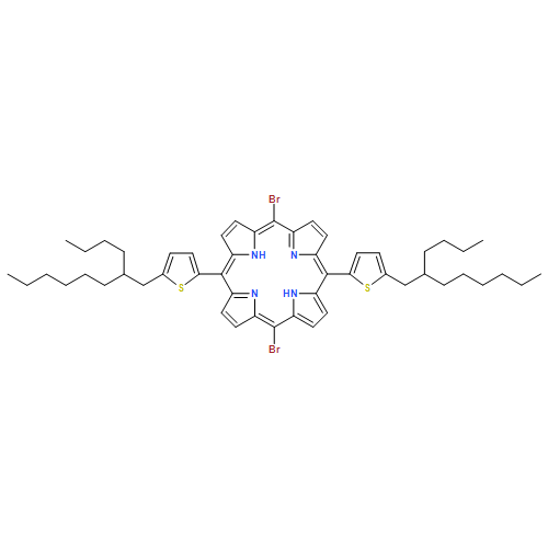 21H,23H-Porphine, 5,15-dibromo-10,20-bis[(2-butyloctyl)thienyl]-