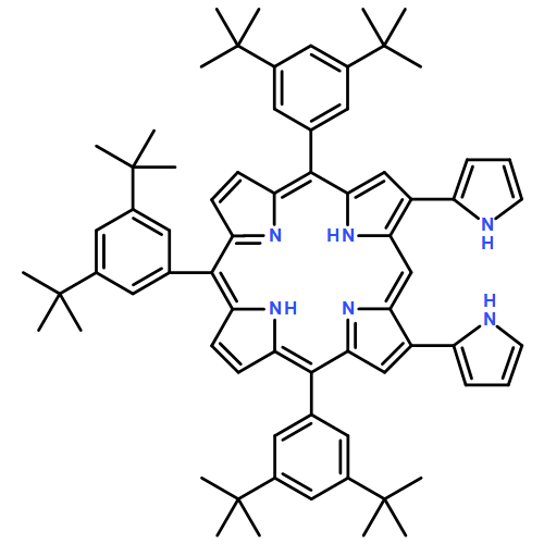 21H,23H-Porphine, 5,10,15-tris[3,5-bis(1,1-dimethylethyl)phenyl]-2,18-di-1H-pyrrol-2-yl-