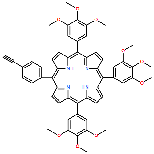 21H,23H-Porphine, 5-(4-ethynylphenyl)-10,15,20-tris(3,4,5-trimethoxyphenyl)-