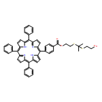 Benzoic acid, 4-(10,15,20-triphenyl-21H,23H-porphin-5-yl)-, 2-[[1-[(2-hydroxyethyl)thio]-1-methylethyl]thio]ethyl ester