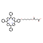 Butanedioic acid, 1-[6-[4-(10,15,20-triphenyl-21H,23H-porphin-5-yl)phenoxy]hexyl] ester