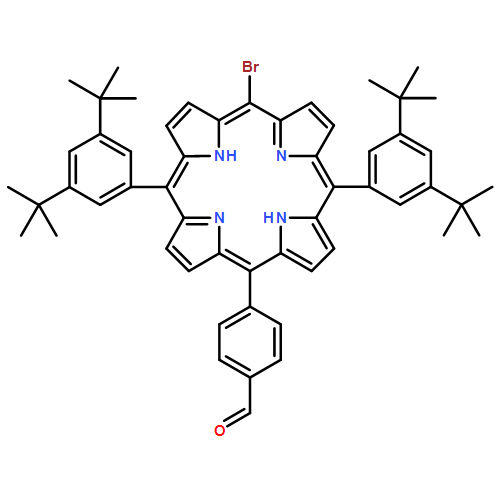 Benzaldehyde, 4-[10,20-bis[3,5-bis(1,1-dimethylethyl)phenyl]-15-bromo-21H,23H-porphin-5-yl]-