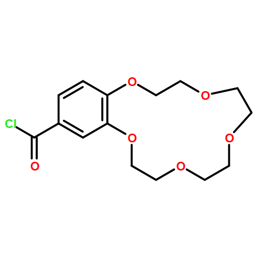 1,4,7,10,13-Benzopentaoxacyclopentadecin-15-carbonyl chloride, 2,3,5,6,8,9,11,12-octahydro-