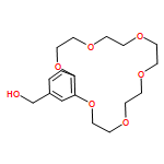 1,4,7,10,13,16-Benzohexaoxacyclooctadecin-18-methanol, 2,3,5,6,8,9,11,12,14,15-decahydro-