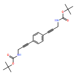 Carbamic acid, (1,4-phenylenedi-2-propyne-3,1-diyl)bis-, bis(1,1-dimethylethyl) ester (9CI)