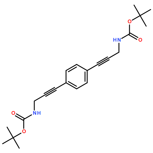 Carbamic acid, (1,4-phenylenedi-2-propyne-3,1-diyl)bis-, bis(1,1-dimethylethyl) ester (9CI)