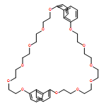 6,9,12,15,18,21,32,35,38,41,44,47-Dodecaoxapentacyclo[46.4.0.05,52.022,27.026,31]dopentaconta-1,3,5(52),22,24,26,28,30,48,50-decaene (9CI)