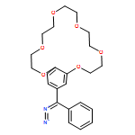 1,4,7,10,13,16-Benzohexaoxacyclooctadecin, 18-(diazophenylmethyl)-2,3,5,6,8,9,11,12,14,15-decahydro- (9CI)