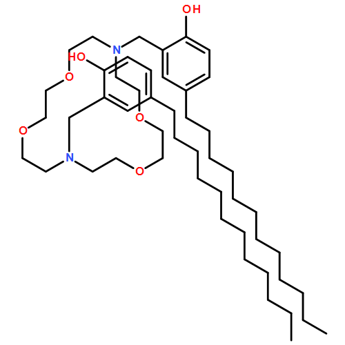 Phenol, 2,2'-[1,4,10,13-tetraoxa-7,16-diazacyclooctadecane-7,16-diylbis(methylene)]bis[4-dodecyl-