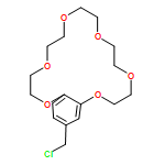 1,4,7,10,13,16-Benzohexaoxacyclooctadecin, 18-(chloromethyl)-2,3,5,6,8,9,11,12,14,15-decahydro-