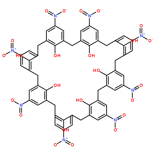 Nonacyclo[43.3.1.13,7.19,13.115,19.121,25.127,31.133,37.139,43]hexapentaconta-1(49),3,5,7(56),9,11,13(55),15,17,19(54),21,23,25(53),27,29,31(52),33,35,37(51),39,41,43(50),45,47-tetracosaene-49,50,51,52,53,54,55,56-octol, 5,11,17,23,29,35,41,47-octanitro-