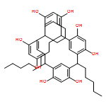 Pentacyclo[19.3.1.13,7.19,13.115,19]octacosa-1(25),3,5,7(28),9,11,13(27),15,17,19(26),21,23-dodecaene-4,6,10,12,16,18,22,24-octol, 2,8,14,20-tetrapentyl-