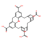 Pentacyclo[19.3.1.13,7.19,13.115,19]octacosa-1(25),3,5,7(28),9,11,13(27),15,17,19(26),21,23-dodecaene-5,11,17,23-tetracarboxylic acid, 25,26,27,28-tetrahydroxy-