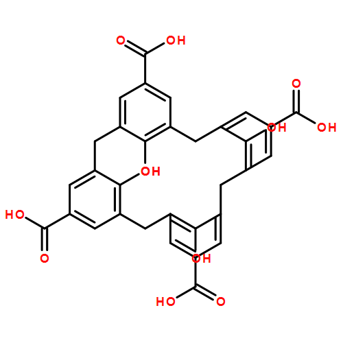 Pentacyclo[19.3.1.13,7.19,13.115,19]octacosa-1(25),3,5,7(28),9,11,13(27),15,17,19(26),21,23-dodecaene-5,11,17,23-tetracarboxylic acid, 25,26,27,28-tetrahydroxy-