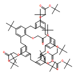 Acetic acid, 2,2',2'',2''',2''''-[[5,11,17,23,29-pentakis(1,1-dimethylethyl)hexacyclo[25.3.1.13,7.19,13.115,19.121,25]pentatriaconta-1(31),3,5,7(35),9,11,13(34),15,17,19(33),21,23,25(32),27,29-pentadecaene-31,32,33,34,35-pentayl]pentakis(oxy)]pentakis-, 1,1',1'',1''',1''''-pentakis(1,1-dimethylethyl) ester