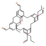 Pentacyclo[19.3.1.13,7.19,13.115,19]octacosa-1(25),3,5,7(28),9,11,13(27),15,17,19(26),21,23-dodecaene-5,11,17,23-tetracarboxaldehyde, 25,26,27,28-tetrapropoxy-