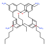 Pentacyclo[19.3.1.13,7.19,13.115,19]octacosa-1(25),3,5,7(28),9,11,13(27),15,17,19(26),21,23-dodecaene-5,11,17,23-tetramine, 25,26,27,28-tetrakis(pentyloxy)-