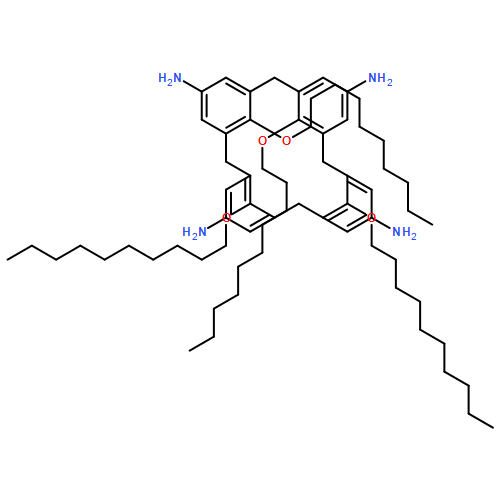 Pentacyclo[19.3.1.13,7.19,13.115,19]octacosa-1(25),3,5,7(28),9,11,13(27),15,17,19(26),21,23-dodecaene-5,11,17,23-tetramine, 25,26,27,28-tetrakis(decyloxy)-