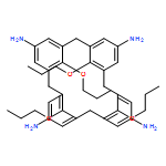 Pentacyclo[19.3.1.13,7.19,13.115,19]octacosa-1(25),3,5,7(28),9,11,13(27),15,17,19(26),21,23-dodecaene-5,11,17,23-tetramine, 25,26,27,28-tetrapropoxy-