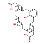 Acetic acid, 2,2'-[(26,28-dihydroxypentacyclo[19.3.1.13,7.19,13.115,19]octacosa-1(25),3,5,7(28),9,11,13(27),15,17,19(26),21,23-dodecaene-25,27-diyl)bis(oxy)]bis-