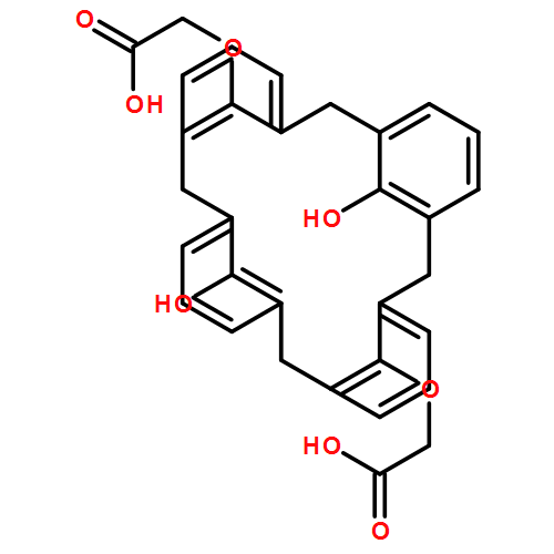 Acetic acid, 2,2'-[(26,28-dihydroxypentacyclo[19.3.1.13,7.19,13.115,19]octacosa-1(25),3,5,7(28),9,11,13(27),15,17,19(26),21,23-dodecaene-25,27-diyl)bis(oxy)]bis-