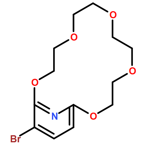 2,5,8,11,14-Pentaoxa-19-azabicyclo[13.3.1]nonadeca-1(19),15,17-triene, 16-bromo-