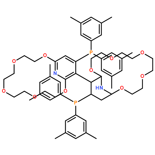 16,16'-Bi-2,5,8,11,14-pentaoxa-19-azabicyclo[13.3.1]nonadeca-1(19),15,17-triene, 17,17'-bis[bis(3,5-dimethylphenyl)phosphino]-, (+)-